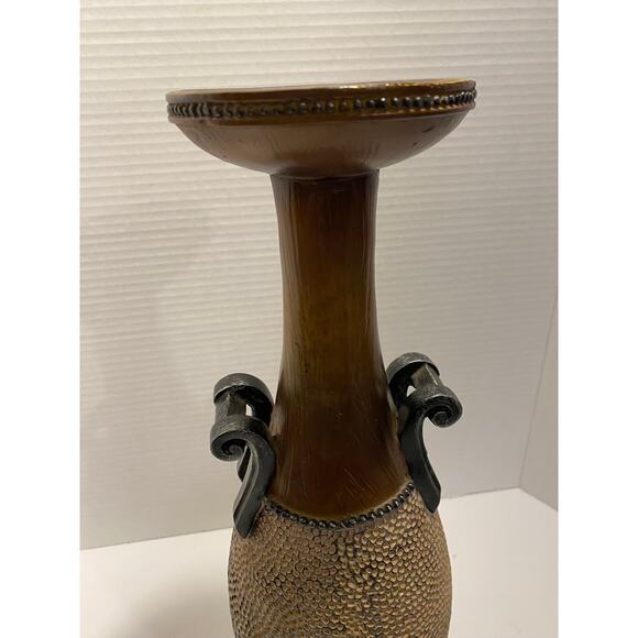 Tall African, Safari Theme, Textured Pillar Candle Holder, Fireplace/Table Decor - Picture 4 of 4
